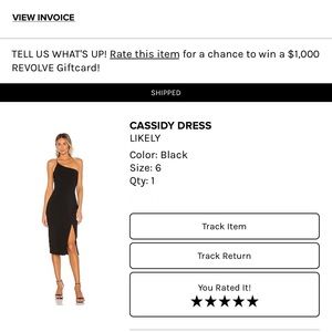 Likely Cassidy Dress (black) cocktail dress